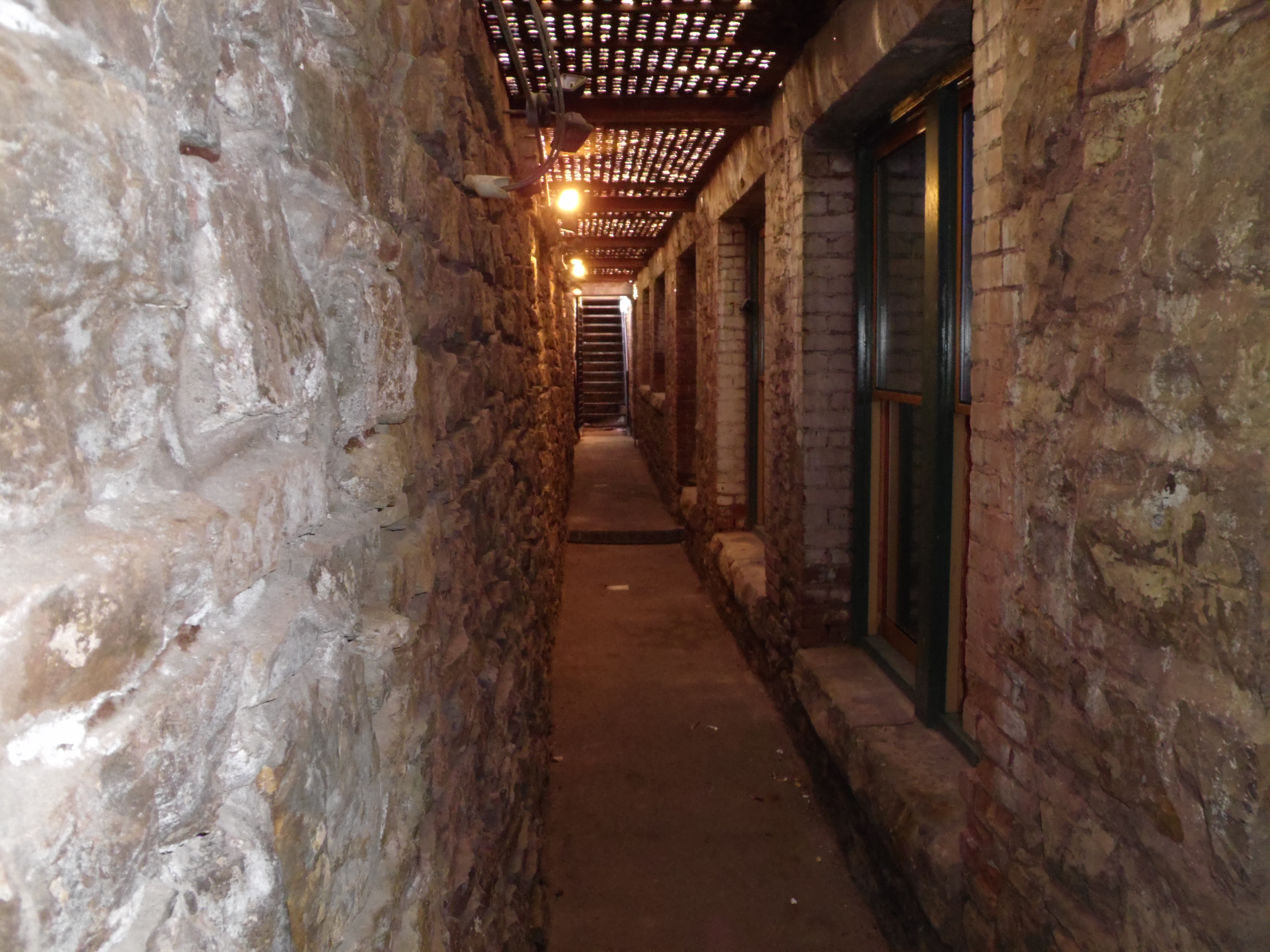 Underground passageway to brothels and booze 